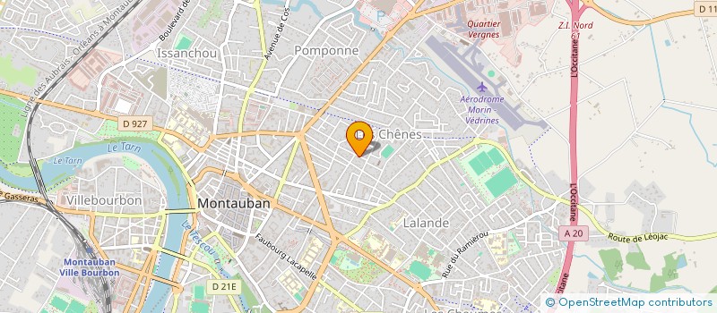localisation de l'entreprise MADAME MANUELA LE BARS  MONTAUBAN