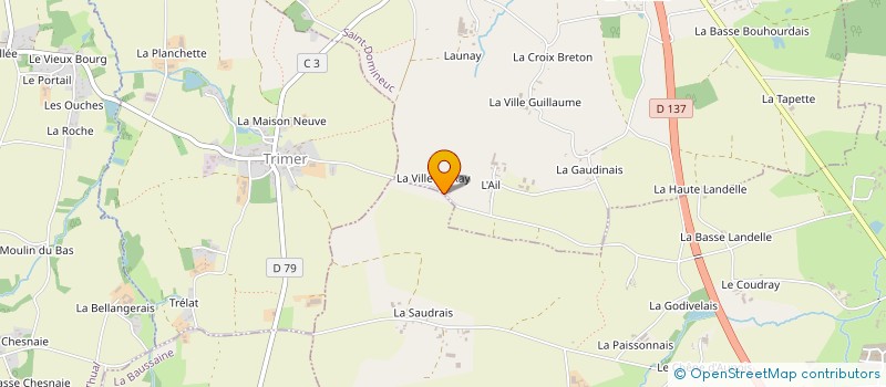 localisation de l'entreprise MADAME MANUELA LELIEVRE  SAINT-DOMINEUC