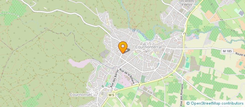 localisation de l'entreprise MADAME MANUELA LOPEZ  COURNONTERRAL