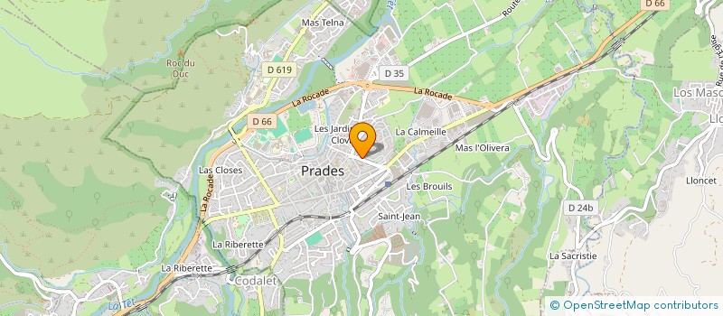 localisation de l'entreprise MADAME MANUELA-MAGALIE GEISTEL  PRADES