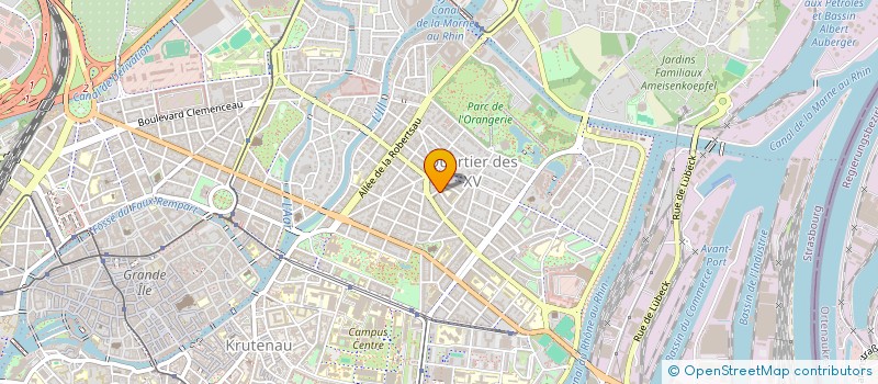 localisation de l'entreprise MADAME MANUELA MARIANERA à STRASBOURG