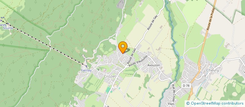 localisation de l'entreprise MADAME MANUELA MATEEVA  CROZET