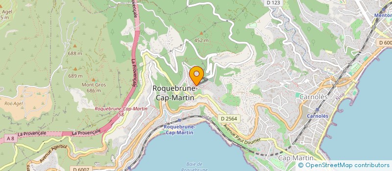 localisation de l'entreprise MADAME MANUELA MATTES-THACKER à ROQUEBRUNE-CAP-MARTIN