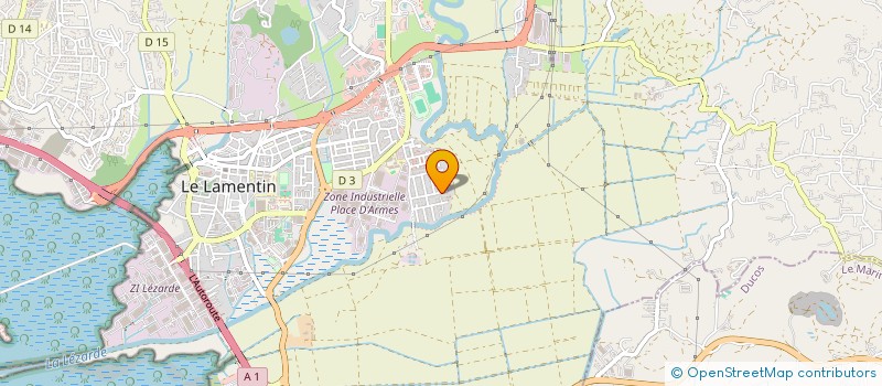 localisation de l'entreprise MADAME MANUELA MAUGEE  LE LAMENTIN