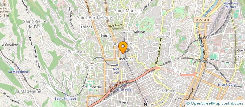 localisation de l'entreprise MADAME MANUELA MORENO Y PRIETO à NICE