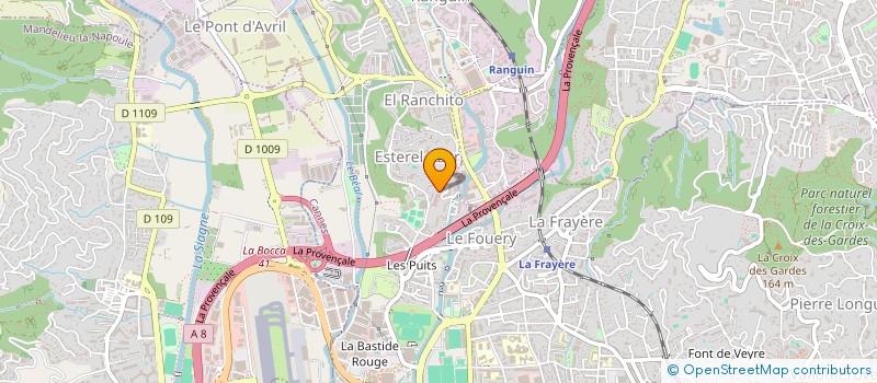 localisation de l'entreprise MADAME MANUELA MOUTIEZ à CANNES