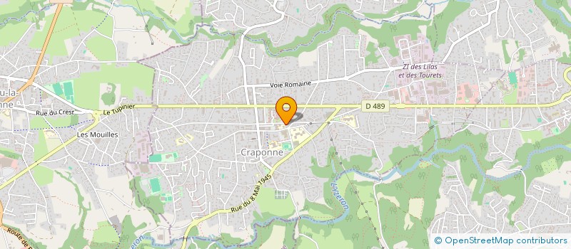 localisation de l'entreprise MADAME MANUELA NDJEMENA  CRAPONNE