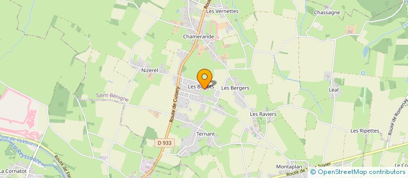 localisation de l'entreprise MADAME MANUELA NOLET  SAINT-BENIGNE