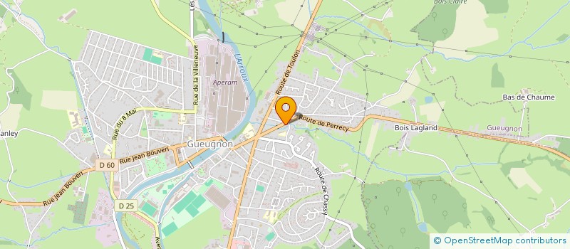 localisation de l'entreprise MADAME MANUELA OLIVA  GUEUGNON