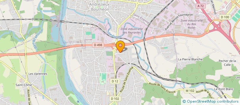 localisation de l'entreprise MADAME MANUELA PARIS  SAINT-JUST-SAINT-RAMBERT