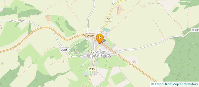 localisation de l'entreprise MADAME MANUELA PEREIRA à COLOMBEY LES DEUX EGLISES