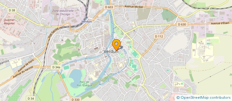 localisation de l'entreprise MADAME MANUELA PERON à VERDUN