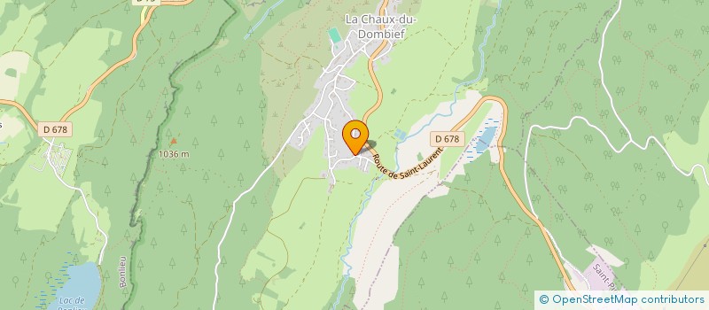 localisation de l'entreprise MADAME MANUELA POCHARD  LA CHAUX-DU-DOMBIEF