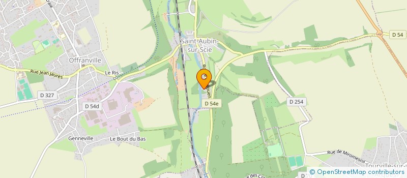 localisation de l'entreprise MADAME MANUELA POLLIOT  SAINT-AUBIN-SUR-SCIE