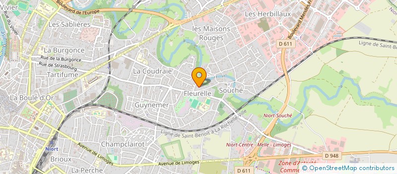 localisation de l'entreprise MADAME MANUELA PREVOT  NIORT