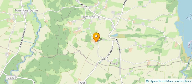 localisation de l'entreprise MADAME MANUELA REYES  PUYDARRIEUX