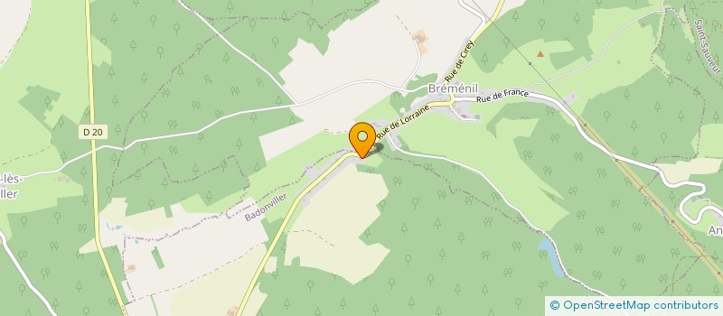 localisation de l'entreprise MADAME MANUELA RIEMER  LUNEVILLE