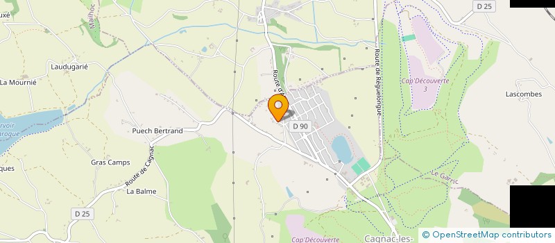 localisation de l'entreprise MADAME MANUELA RODRIGUEZ  CAGNAC-LES-MINES