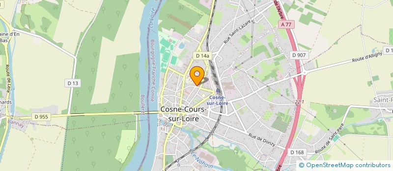 localisation de l'entreprise MADAME MANUELA ROIG à COSNE-COURS-SUR-LOIRE