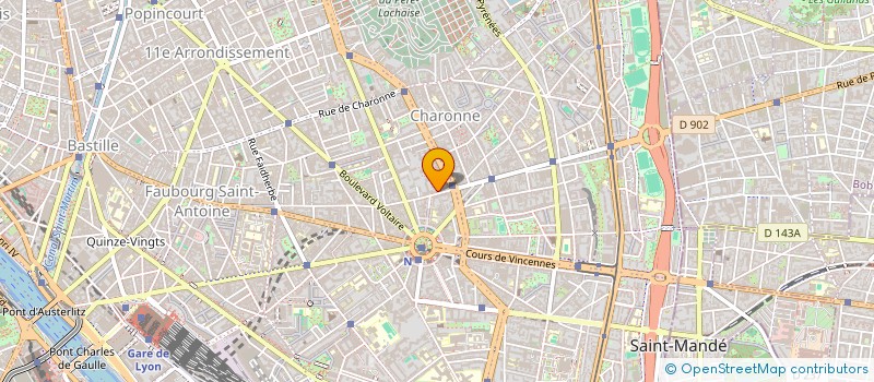 localisation de l'entreprise MADAME MANUELA SAIZ  PARIS