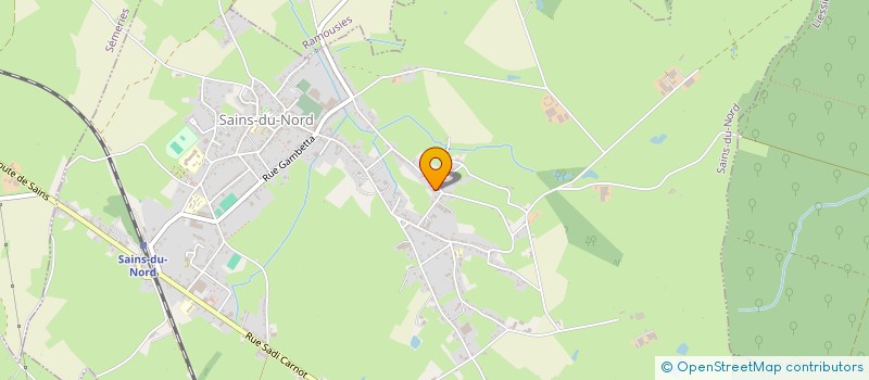 localisation de l'entreprise MADAME MANUELA SFREDDO  SAINS-DU-NORD