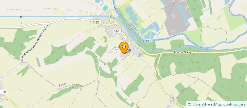 localisation de l'entreprise MADAME MANUELA STEG  MAIZY