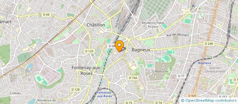 localisation de l'entreprise MADAME MANUELA SUZEL HOMME à FONTENAY-AUX-ROSES