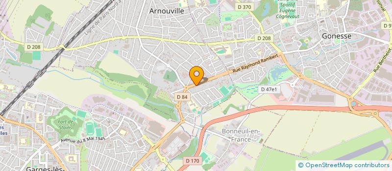 localisation de l'entreprise MADAME MANUELA TASCI  ARNOUVILLE