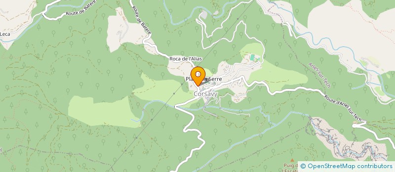 localisation de l'entreprise MADAME MANUELA TOGNACCHINI  CORSAVY