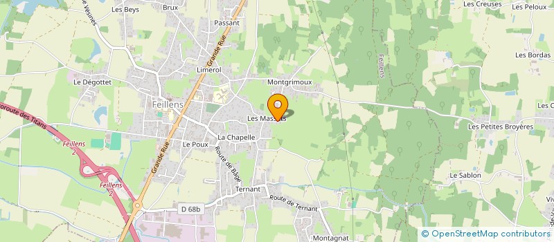 localisation de l'entreprise MADAME MANUELA VAMBROUG à FEILLENS