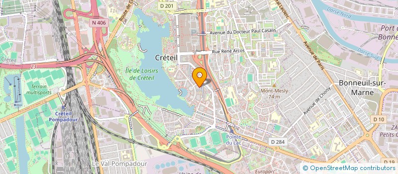 localisation de l'entreprise MADAME MANUELA VAZ  CRETEIL