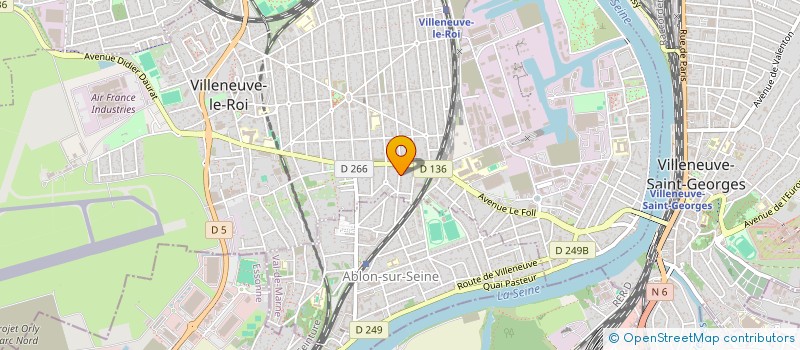 localisation de l'entreprise MADAME MANUELA ZONON  VILLENEUVE-LE-ROI