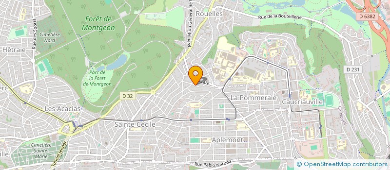 localisation de l'entreprise MADAME MANUELA ZOUNGANI  LE HAVRE