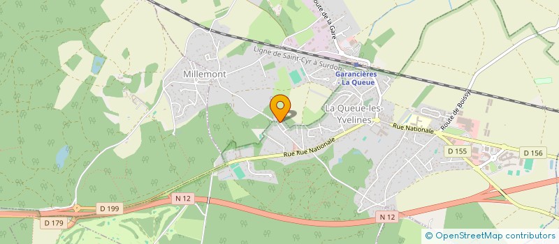 localisation de l'entreprise MADAME MANUELE WATRIN  LA QUEUE-LES-YVELINES