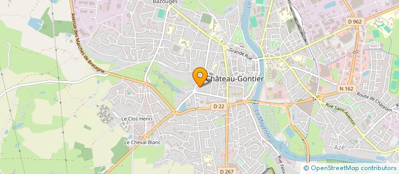 localisation de l'entreprise MADAME MANUELLA AUFFRAY  CHATEAU-GONTIER-SUR-MAYENNE