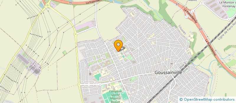 localisation de l'entreprise MADAME MANUELLA BACON  GOUSSAINVILLE