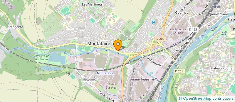 localisation de l'entreprise MADAME MANUELLA BAUGE à MONTATAIRE