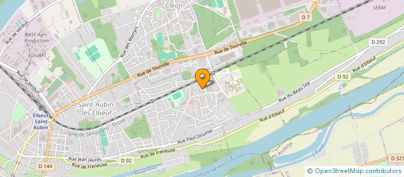 localisation de l'entreprise MADAME MANUELLA BELLOUIN  SAINT-AUBIN-LES-ELBEUF