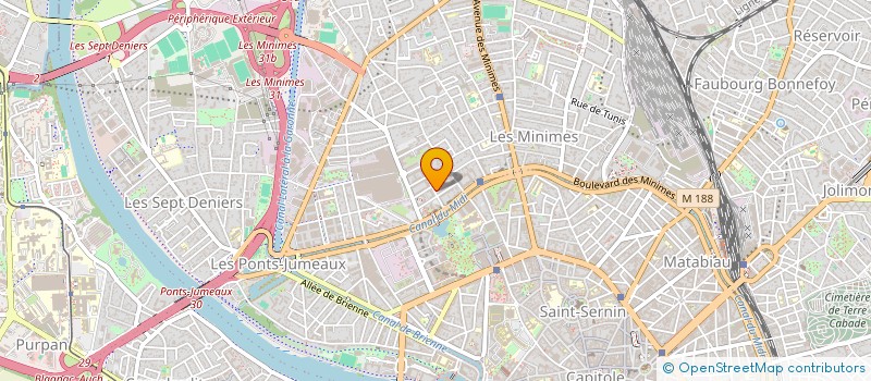 localisation de l'entreprise MADAME MANUELLA BELTRAN à TOULOUSE