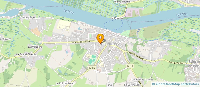 localisation de l'entreprise MADAME MANUELLA BERRISSOUL  LE PELLERIN