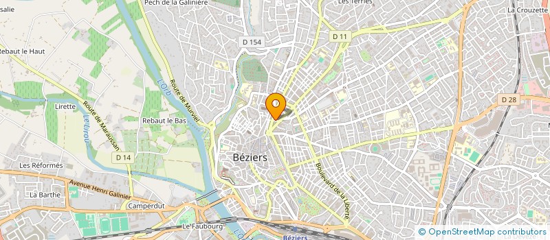localisation de l'entreprise MADAME MANUELLA BOSSARD à BEZIERS