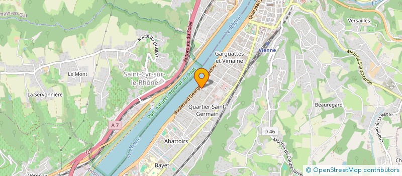 localisation de l'entreprise MADAME MANUELLA BRENDA NGUEMEZI NAFACK à VIENNE