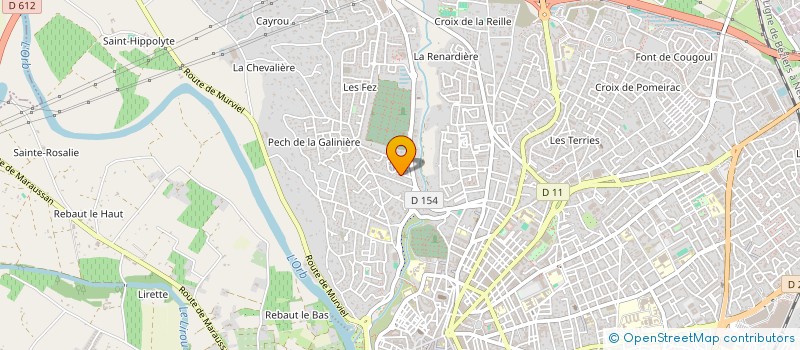 localisation de l'entreprise MADAME MANUELLA DA SILVA à BEZIERS