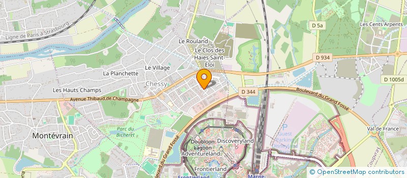 localisation de l'entreprise MADAME MANUELLA DAMOUR à CHESSY