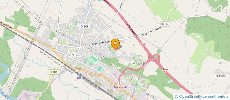 localisation de l'entreprise MADAME MANUELLA DERAM à ARTIX