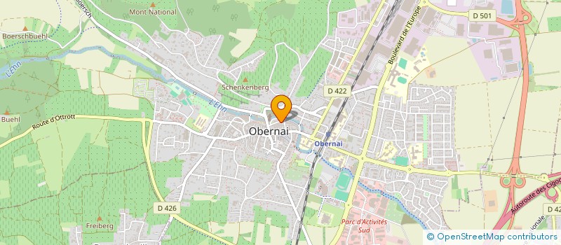 localisation de l'entreprise MADAME MANUELLA DESCHAMPS  OBERNAI