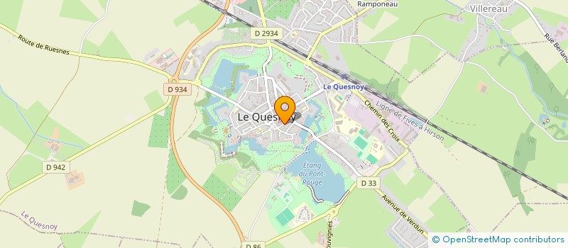 localisation de l'entreprise MADAME MANUELLA DHAU  LE QUESNOY