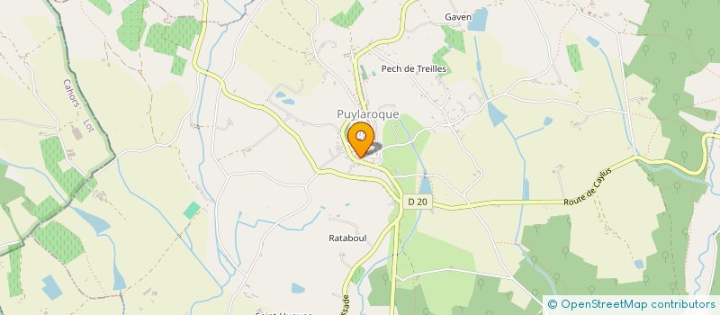 localisation de l'entreprise MADAME MANUELLA DIOGO  PUYLAROQUE