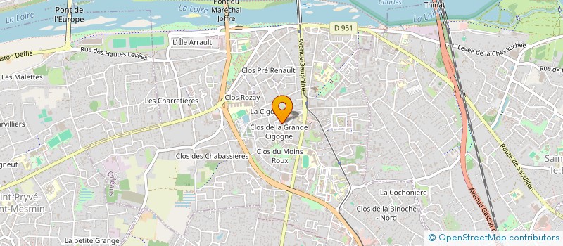 localisation de l'entreprise MADAME MANUELLA DORANGER à ORLEANS