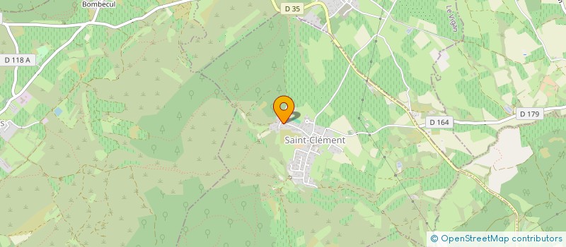 localisation de l'entreprise MADAME MANUELLA DUBOIS  SAINT-CLEMENT